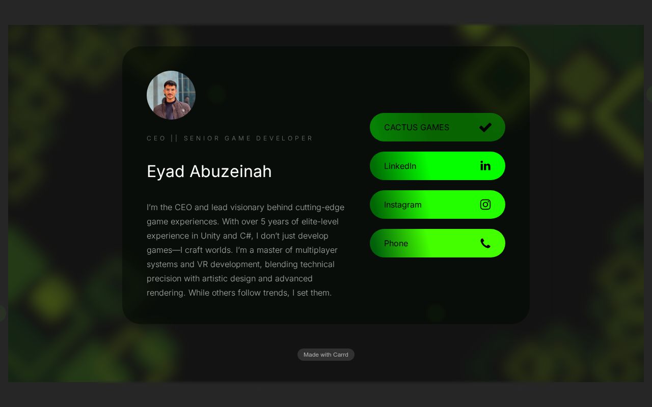 Carrd profile picture for @eyaddd